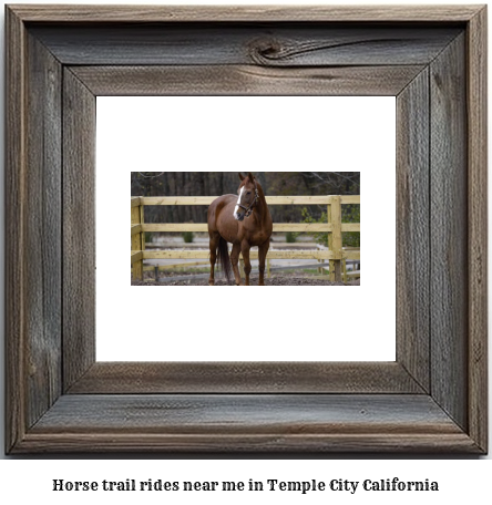 horse trail rides near me in Temple City, California